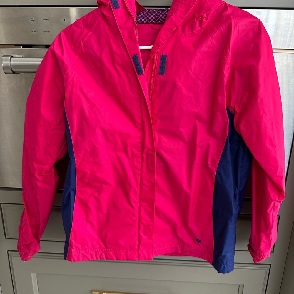 Columbia Kids Fuchsia and Navy Raincoat